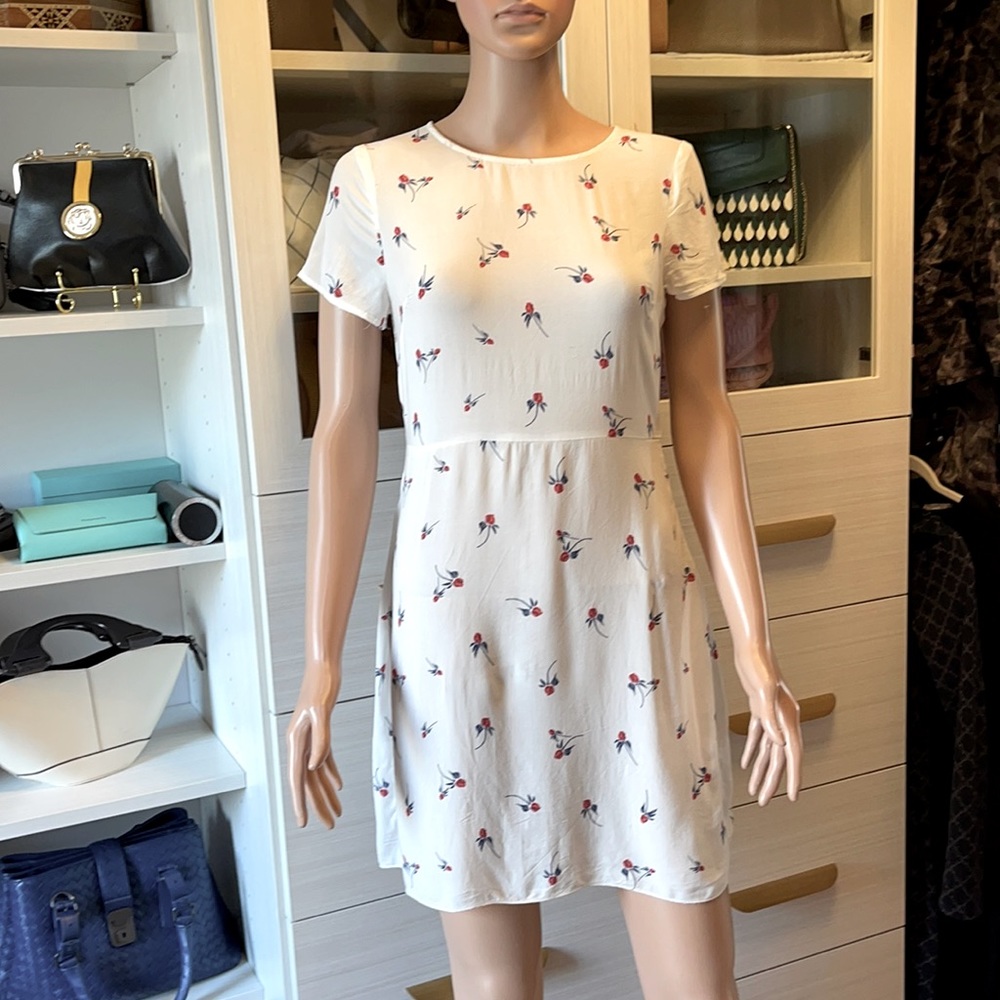 FREE PEOPLE %100 RAYON SHORT DRESS
